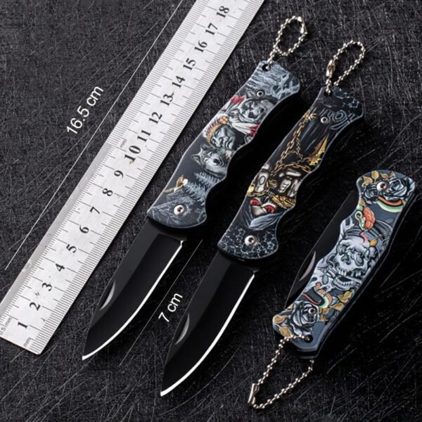 Cuchillo Táctico Plegable de Acero Inoxidable - Imagen 2