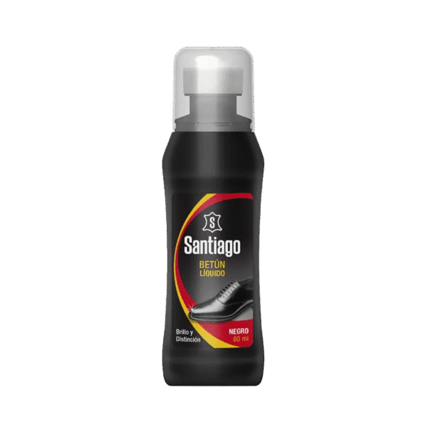 Betún Líquido Negro SANTIAGO Frasco 60ml