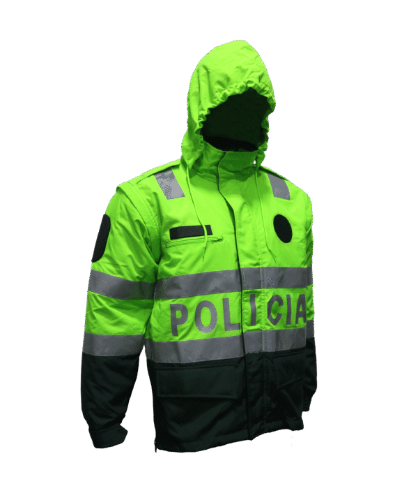 Casaca Verde de Tránsito PNP