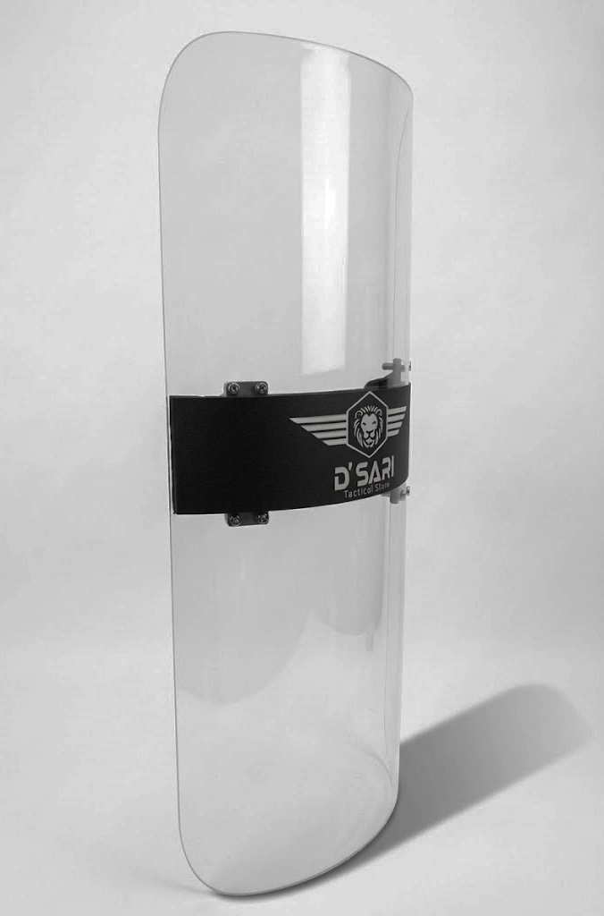 Escudo Antimotin Asa de Aluminio de 120 cm x 60 cm - Imagen 2