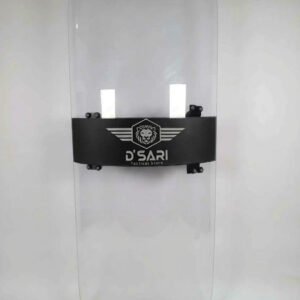Escudo Antimotin Asa de Aluminio de 120 cm x 60 cm