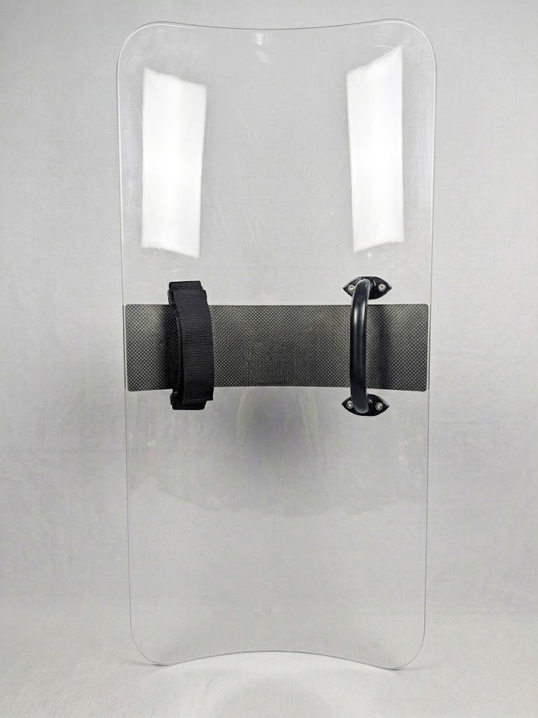 Escudo Antimotin Asa de Polimero de 120 cm x 60 cm - Imagen 3