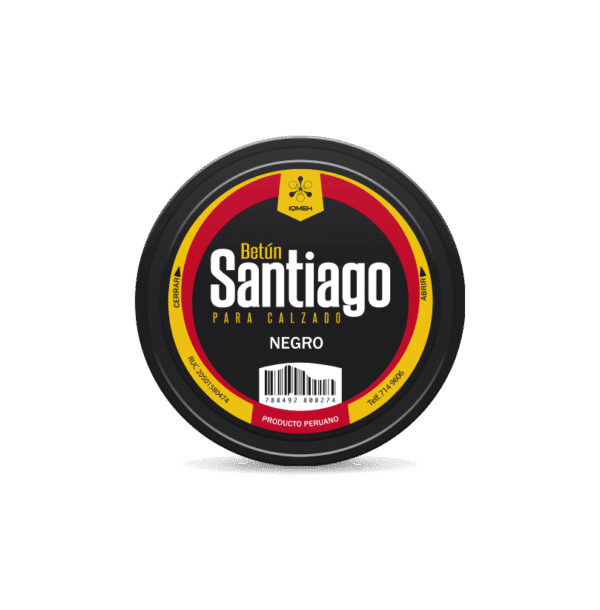 Betún Santiago Pasta Negro Envase 90 mL