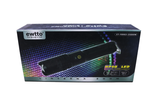 Linterna Táctica Ewtto F-8903 Led Rojo 400 Lm Recargable - Imagen 4