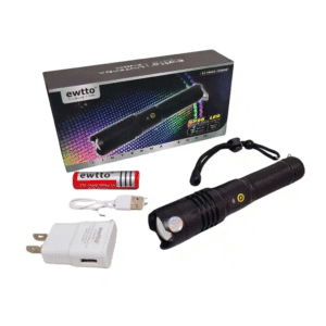 Linterna Táctica Ewtto F-8903 Led Rojo 400 Lm Recargable