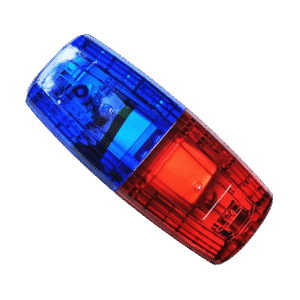 Clip Multifunción Led Rojo Y Azul Parpadeante