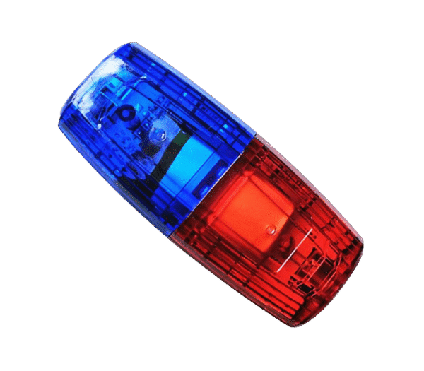 Clip Multifunción Led Rojo Y Azul Parpadeante
