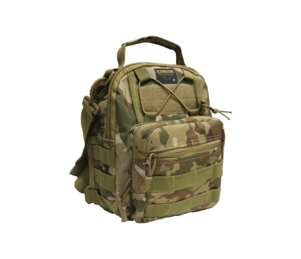Morral Táctico Multifunción Convertible En Pouch Camuflado