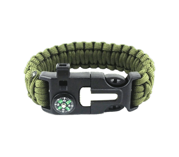 Pulsera Táctica Supervivencia 4 en 1 - Imagen 2
