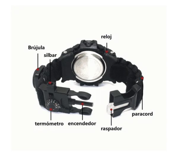 Reloj Táctico Multifuncional - Imagen 3