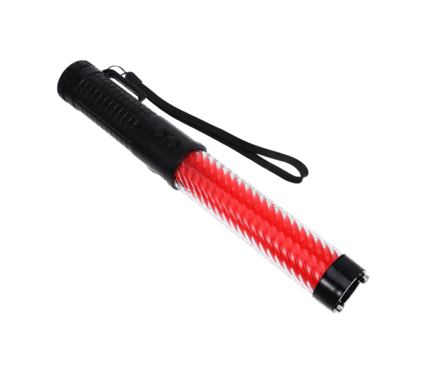 Vara Luminosa LED Roja con Diseño Espiral 30 cm