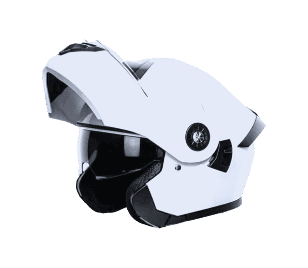 Casco Integral Abatible Bat FOX – Blanco Mate - Imagen 2