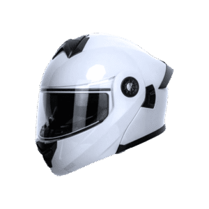 Casco Integral Abatible Bat FOX – Blanco Mate