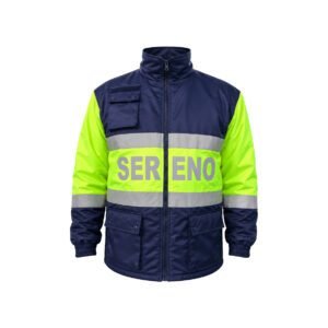Casaca de Serenazgo Taslan  Alta Visibilidad