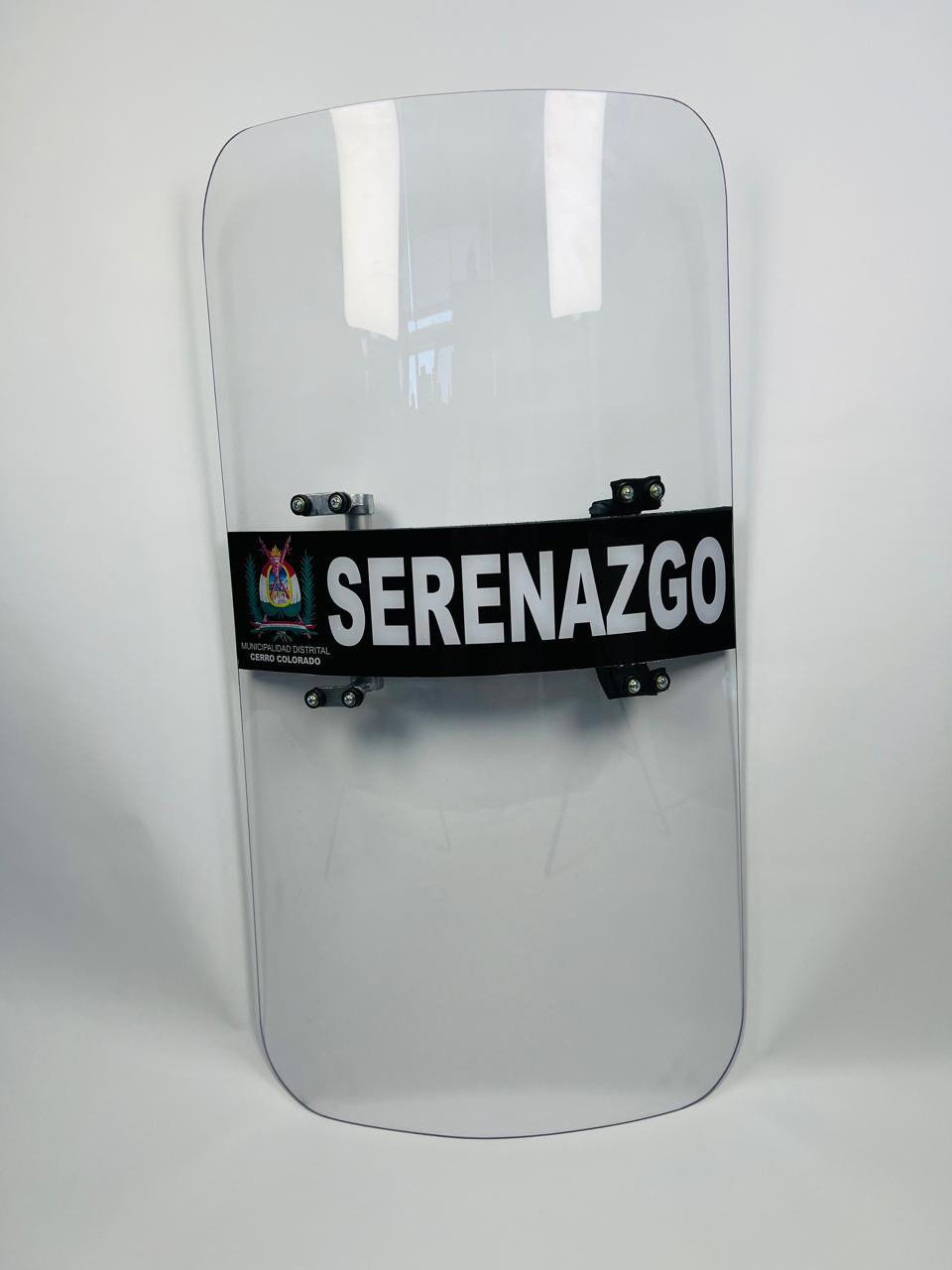 Escudo Antimotin Asa de Aluminio de 90 cm x 51 cm