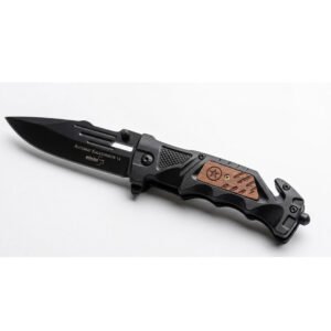 Navaja Tactica Magnum Boker Plus Rompe Cristales Corta Cinto
